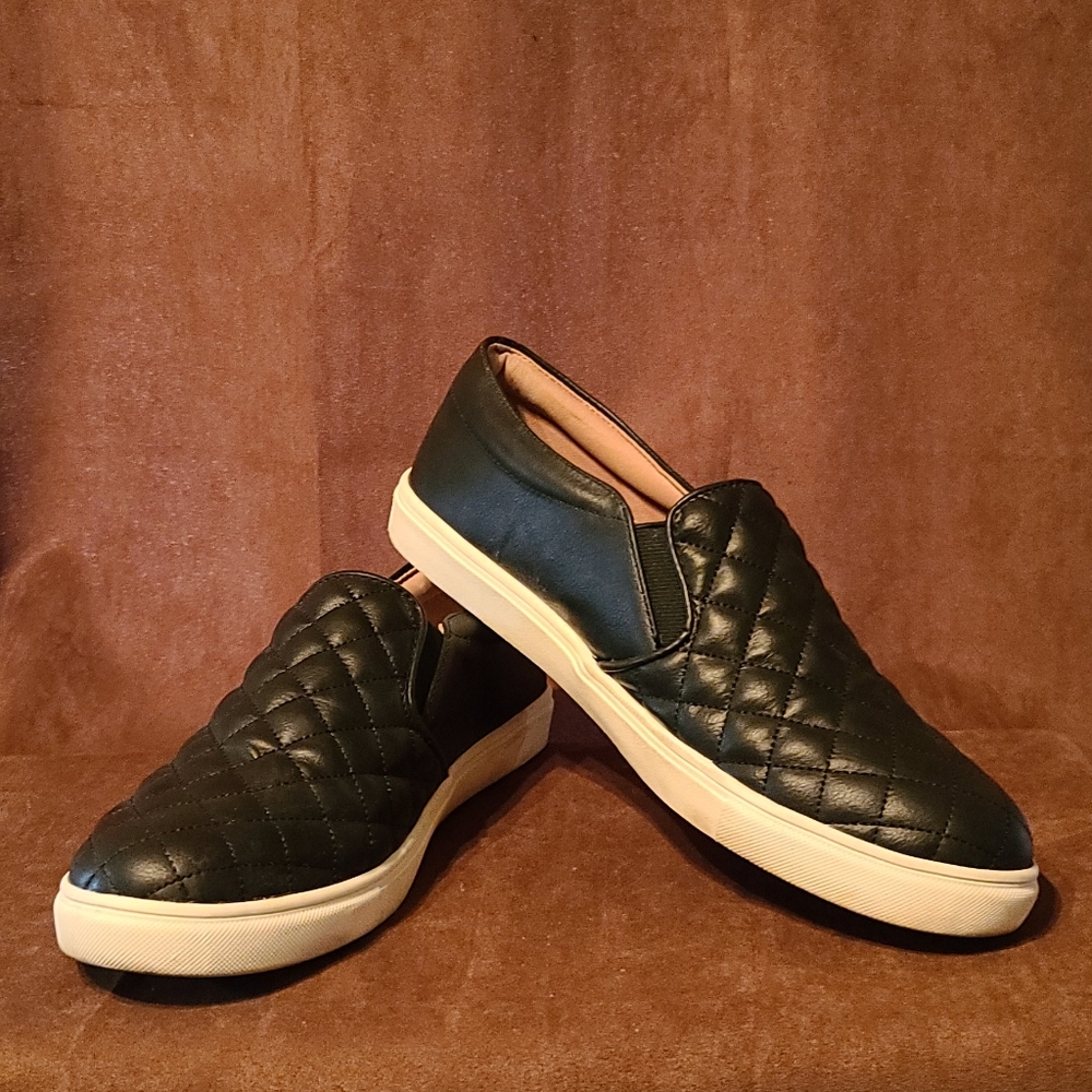 A New Day - Black Slip On Shoes